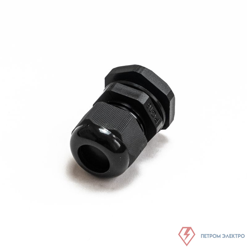 Ввод кабельный (сальник) PG16 d10-14 IP68 черн. (уп.15шт) Промрукав PR08.7070