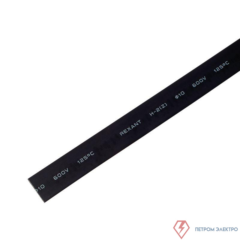 Трубка термоусадочная ТУТ нг 9.0/4.5 черн. 1м REXANT 20-9006