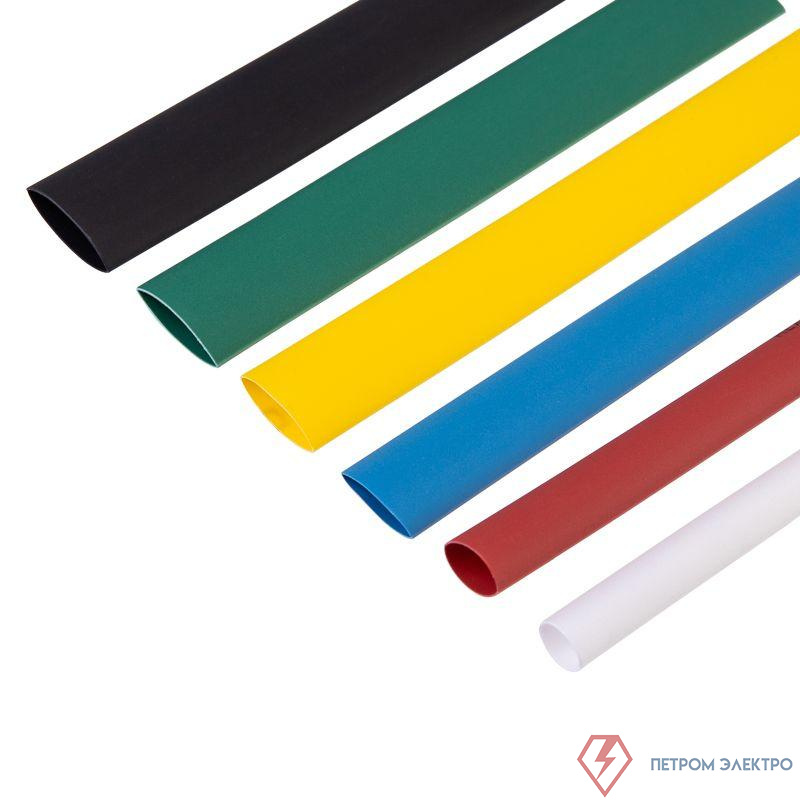 Набор трубок термоусадочных №3 MULTICOLOR ТУТ нг (уп.13шт по10см) Rexant 29-0103
