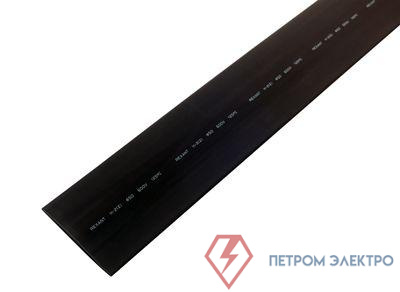 Трубка термоусадочная ТУТ нг 50.0/25.0 черн. 1м Rexant 25-0006