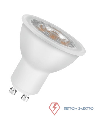 Лампа светодиодная LED STAR PAR16 3W/840 (замена 35Вт) 3Вт 4000К нейтр. бел. GU10 280лм 220-240В прозр. пласт. OSRAM 4058075134812