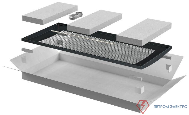 Дверь перфорированная для шкафа LINEA E 33U 600мм черн. ITK LE05-33U6X-DP