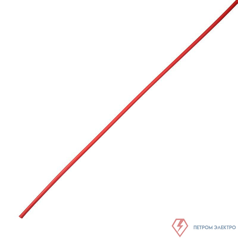 Трубка термоусадочная двустенная клеевая 9/3 (3:1) красн. 1м Rexant 26-9004