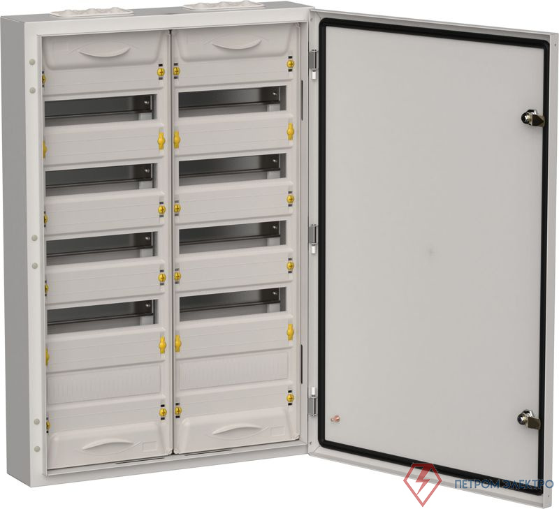 Корпус ЩРн-120 (2х60) TITAN 5 835х570х140 IP54 метал. сер. IEK TI5-50-N-2X060-54-7035