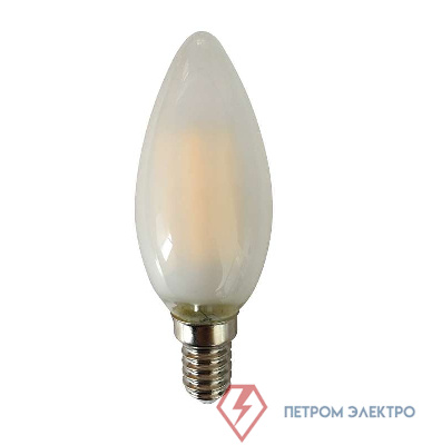 Лампа светодиодная филаментная PLED OMNI 6Вт C35 3000К тепл. бел. E14 230В/50Гц FR JazzWay 5020573 0