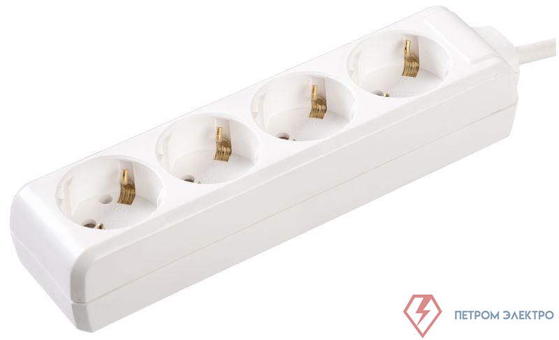 Удлинитель 4х1.5м 16А IP20 У04 2P+PE 250В 3х1 IEK WYP10-16-04-01-Z-17
