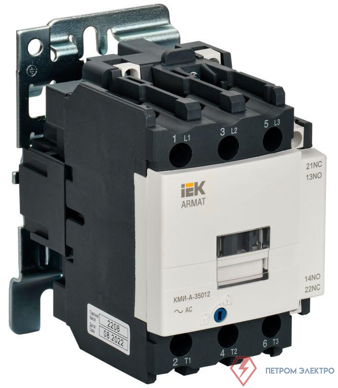 Контактор КМИ-А-35012 LC1D 50А кат. 24В AC 1НО+1НЗ AC-3 IEK AR-ACC-31-050-024-11