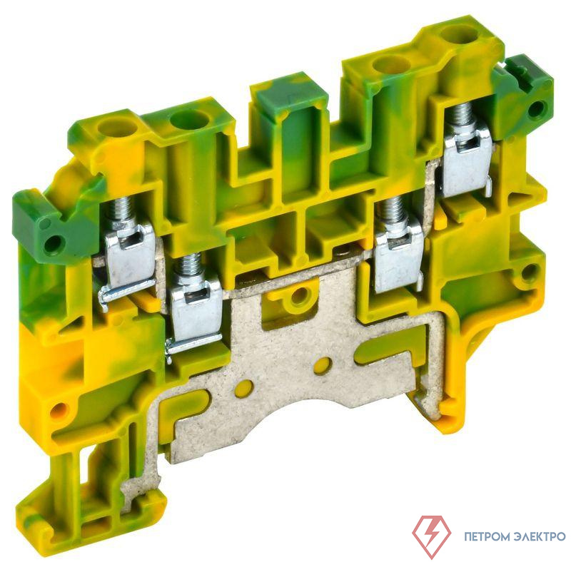 Колодка клеммная CTS-MC-PEN ARMAFIX земля 4 вывода 4кв.мм IEK YCT12-03-4-K52-004