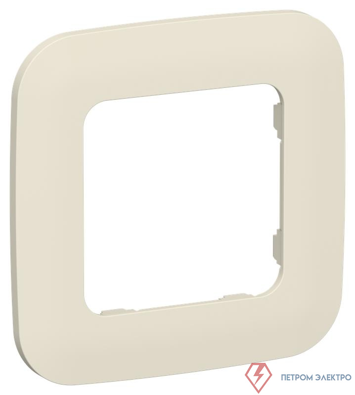 Рамка 1-м СП FLITE РУ-1-А-ФлСл сливочный IEK FI-M12-31-20-K86