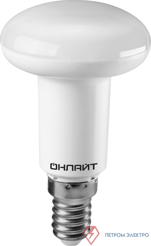 Лампа светодиодная 71 651 OLL-R50-5-230-2.7K-E14 5Вт 2700К тепл. бел. E14 500лм 176-264В ОНЛАЙТ 71651
