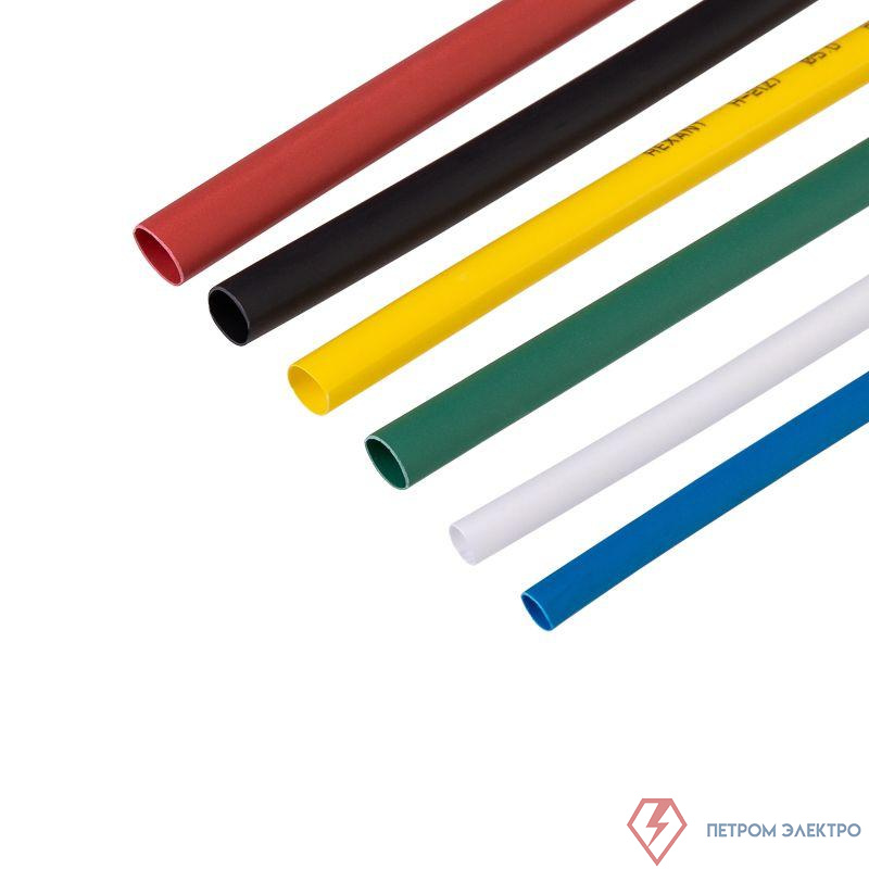 Набор трубок термоусадочных №1 AUTO ТУТ нг (уп.10шт по 10см) Rexant 29-0101