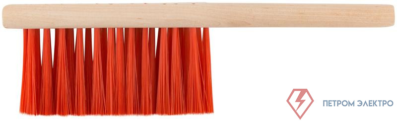 Щетка-сметка искусств. щетина деревянная ручка 3-х рядная 280мм КУРС 68031
