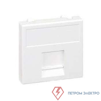 Адаптер на 1 RJ45 коннектор защ. шторки графит SimonConnect K76-14