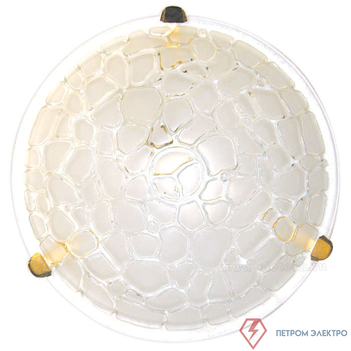 Светильник светодиодный "Аппиа" LED 12 M02 матов./клипсы зол. метал./стекло (инд. упак.) Элетех 1030450174