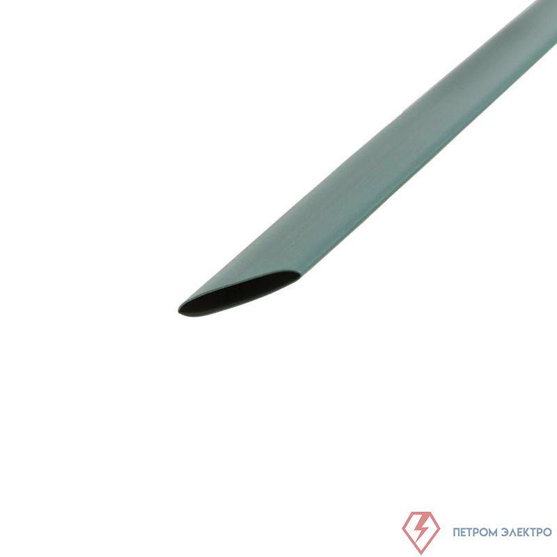 Трубка термоусадочная ТУТ нг 20.0/10.0 зел. 1м REXANT 22-0003