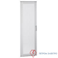 Дверь для шкафов LX3 160/400 выгнутая со стеклом H=1050мм Leg 020266