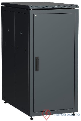 Шкаф сетевой 19дюйм  LINEA N 18U 600х1000мм металлическая передняя дверь черн. ITK LN05-18U61-M