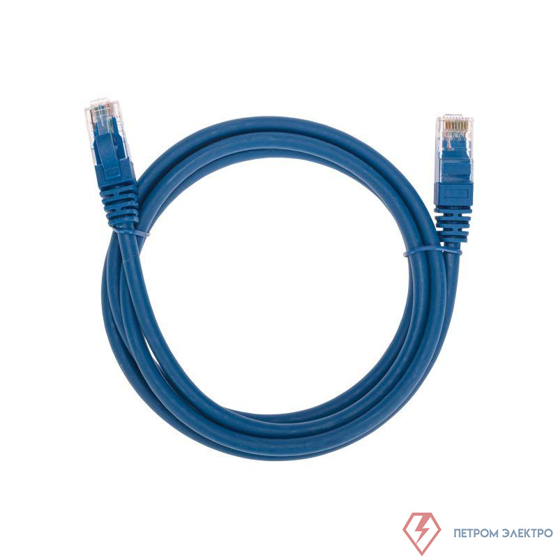 Патч-корд U/UTP CAT 6 RJ45-RJ45 26AWG LSZH син. 1.5м Rexant 02-0294-105