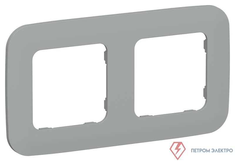 Рамка 2-м СП FLITE РУ-2-А-ФлС сер. IEK FI-M22-31-20-K03
