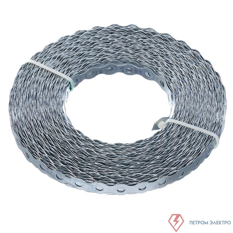 Лента монтажная 0.55х17 волна 25м цинк этикетка СТРОЙМЕТИЗ 4530049