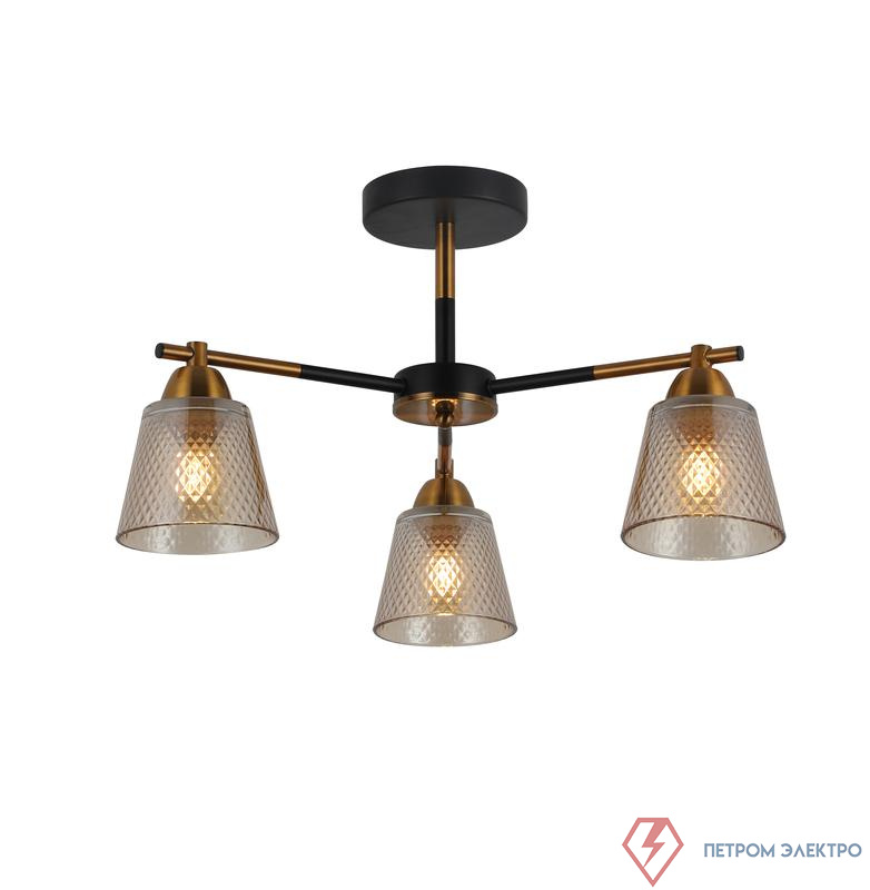 Люстра Kello Е27х3 60Вт IP20 Freya FR4015PL-03BBZ