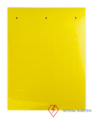 Табличка эластичная клейкое основание винил желт. (уп.770шт) DKC TAF159AY