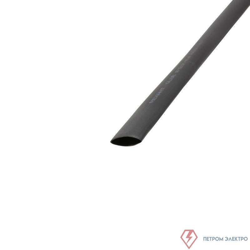 Трубка термоусадочная двустенная клеевая 12.7/6.35 (2:1) черн. 1м (уп.10шт) Rexant 26-2105