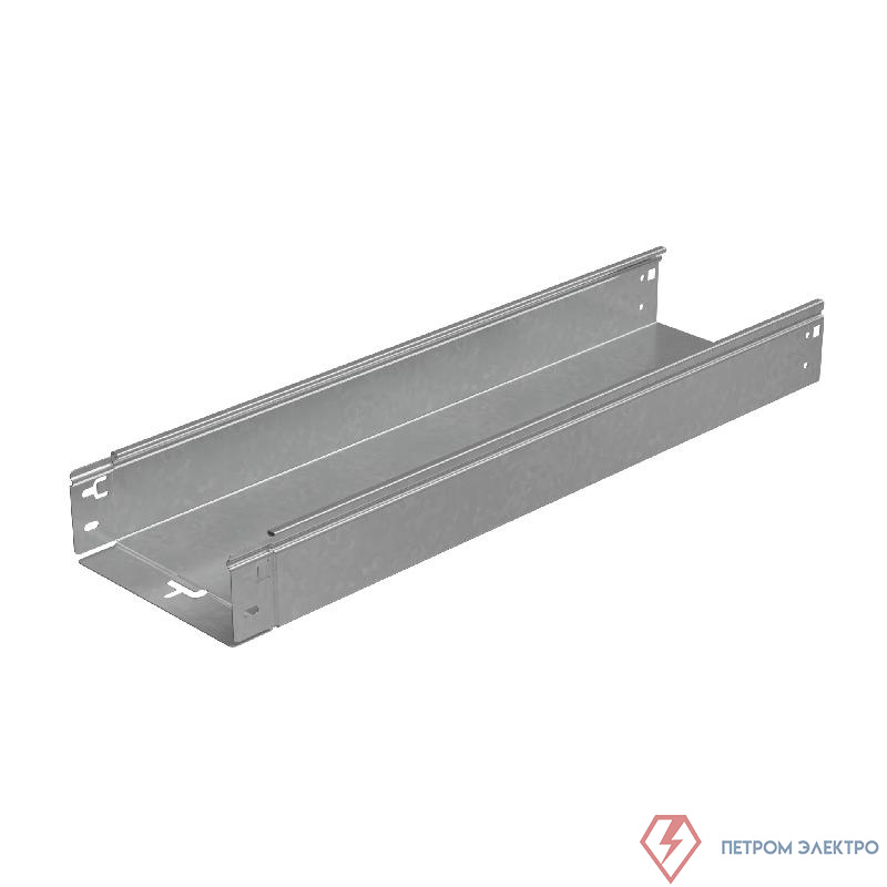 Лоток листовой неперфорированный 200х80 L2000 1.5мм "Быстрый монтаж ПЛЮС" LNplus80-200-1.5-2000 КМ PL2909