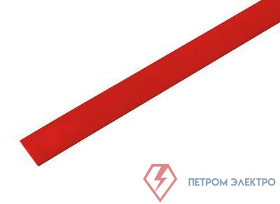 Трубка термоусадочная ТУТ нг 13.0/6.5 красн. 1м REXANT 21-3004
