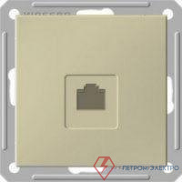 Розетка компьютерная 1-м СП W59 RJ45 кат.5E механизм шампань SE RSI-152K5E-4-86