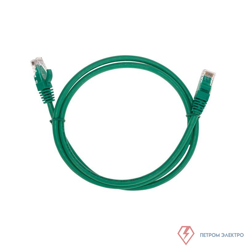 Патч-корд U/UTP CAT 6 RJ45-RJ45 26AWG LSZH зел. 1м Rexant 02-0296-1