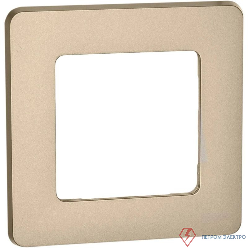 Рамка 1-м СП Inspiria IP20 шампань IEK 673938