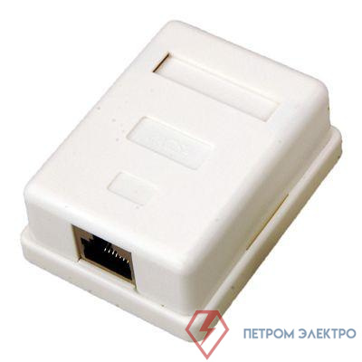 Розетка компьютерная 1-м ОП RJ45 (8P8C) кат.5E STP Rexant 03-0122