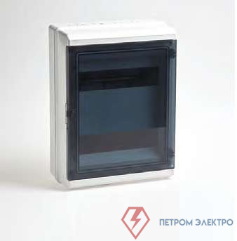 Бокс ОП Тусо 24мод. IP55 сер./дым. двер. Ruvinil 69024п