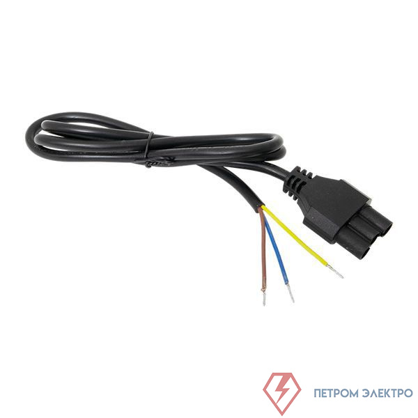 Кабель для подключения светодиодных линейных светильников ДБО-60/120/150 1м 3х0.75 черн. EKF ASC-B-1-LBL