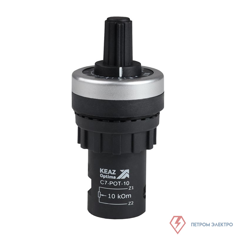 Потенциометр OptiSignal Compact D22 С7-POT-10 10кОм XB4BD912R10K КЭАЗ 362216