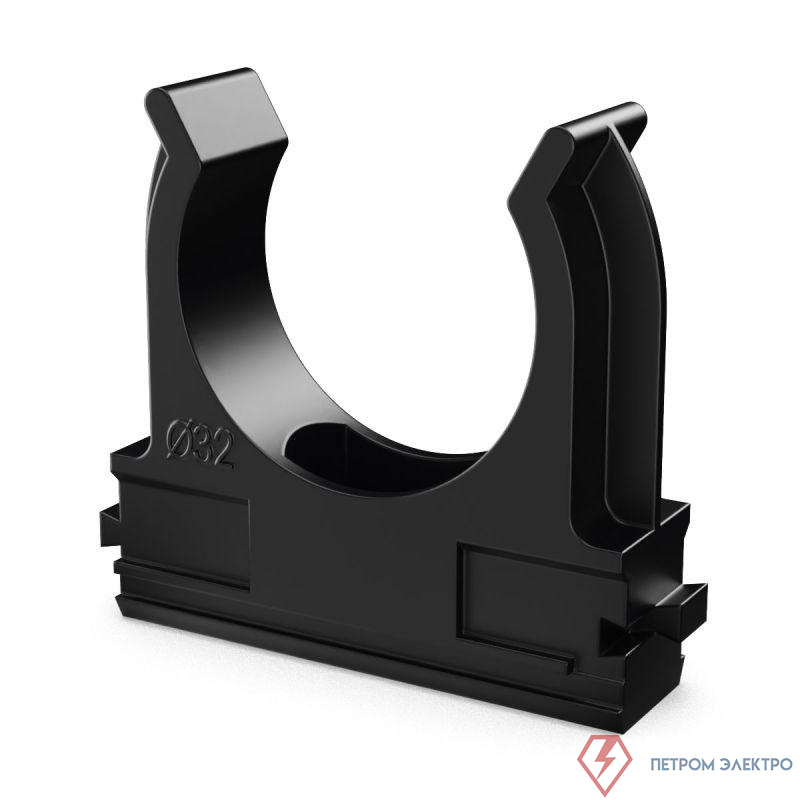 Держатель для труб (клипса) d32мм полистирол (в малой упак.) (уп.10шт) Промрукав PR13.0212