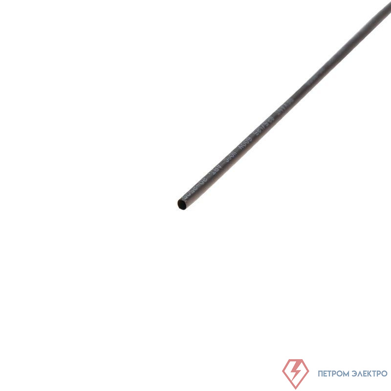 Трубка термоусадочная ТУТ нг 2.5/1.25 черн. 1м Rexant 20-2506