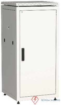 Шкаф сетевой 19дюйм LINEA N 28U 600х600мм металлическая передняя дверь сер. ITK LN35-28U66-M