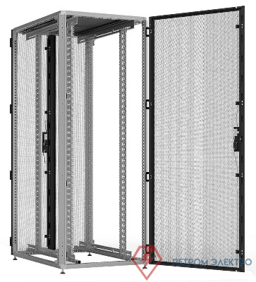 Шкаф серверный 19дюйм 42U 600х1000мм однодверный черн. by ZPAS ITK ZP05-42U-0610-PP