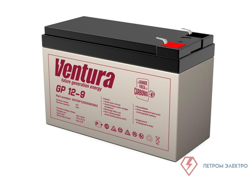 Аккумулятор 12В 9А.ч GP 12-9 Ventura