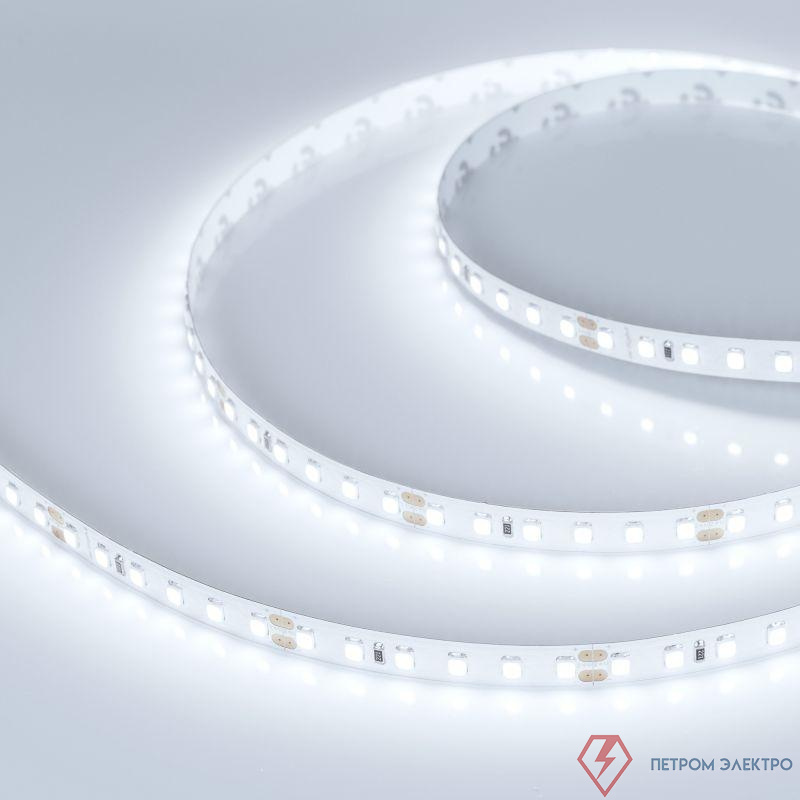Лента светодиодная RT-A120-8mm 24V White 6000К 2835 9.6Вт/м IP20 (уп.5м) Arlight 010347(2)