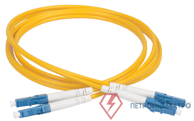 Патч-корд оптический коммутационный соединительный для одномодового кабеля (SM); 9/125 (OS2); LC/UPC-LC/UPC (Duplex) (дл.50м) ITK FPC09-LCU-LCU-C2L-50M