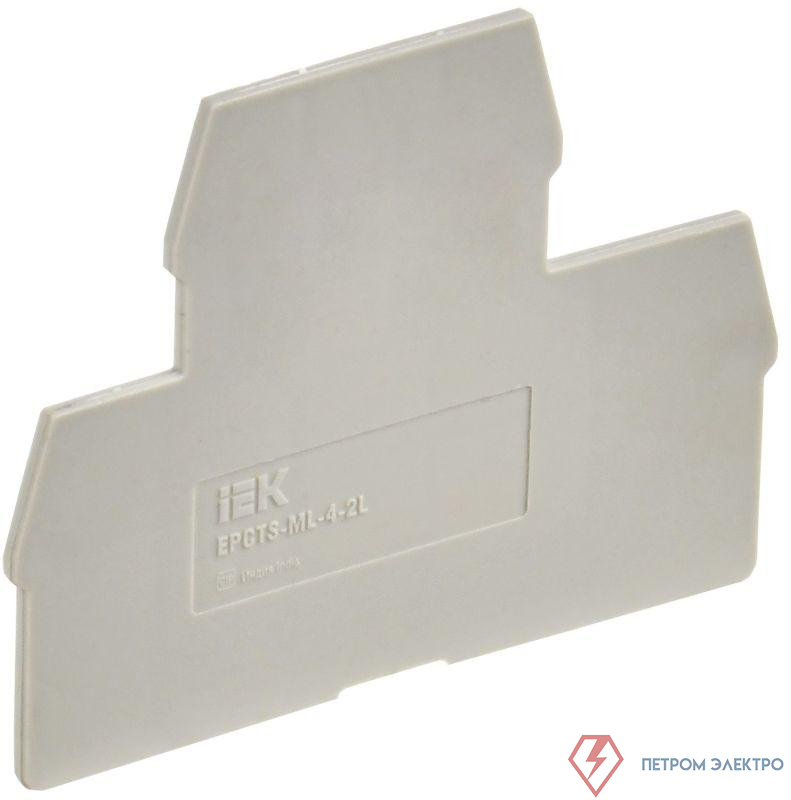 Заглушка для CTS-ML ARMAFIX 2 ур. 4кв.мм сер. IEK YCT13-00-2-K03-004-ZGL