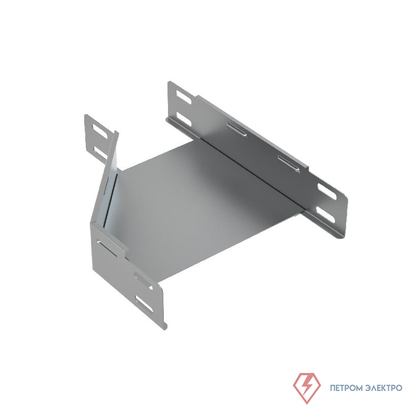 Переходник для лотка правый 50х150-200 сталь 1мм PD50-150-200-R КМ LO10020