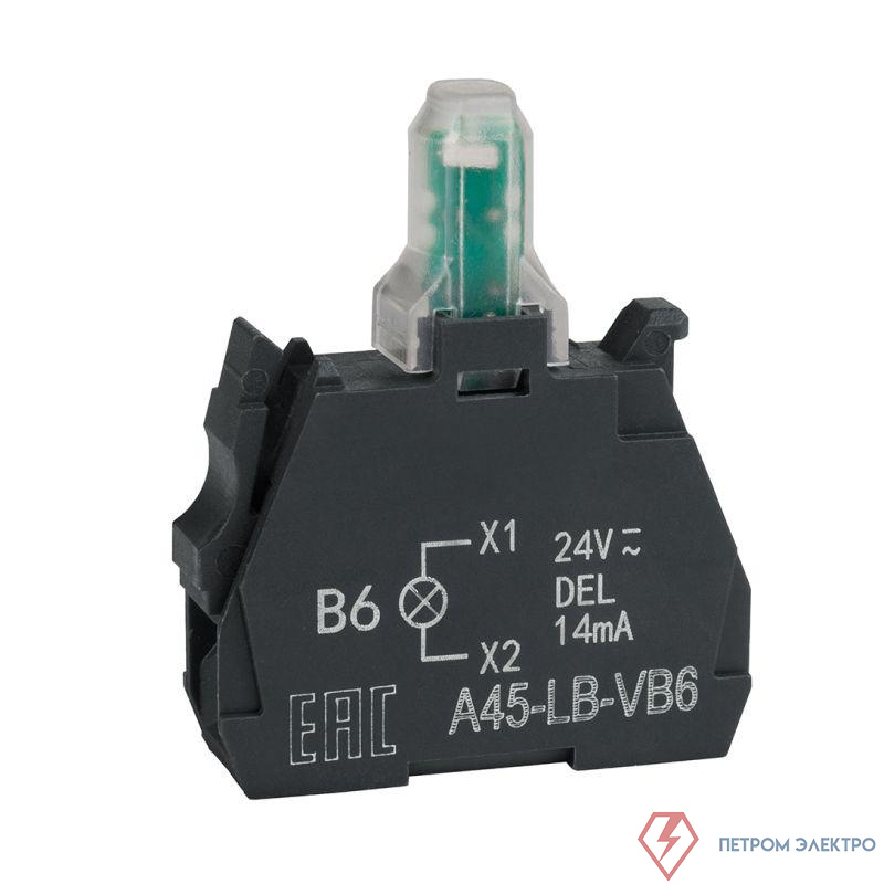 Блок световой OptiSignal D22 A45-LB-VB6 син. 24VACDC ZBVB6 КЭАЗ 332205