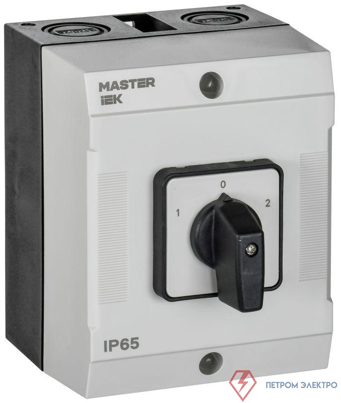 Переключатель кулачковый 40А (сх. 53) в боксе стандартная рукоятка IEK MI-CS20-040-053