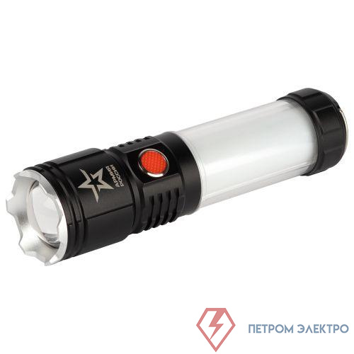 Фонарь светодиодный аккумуляторный MA-703 АР "Тайфун" 10Вт 6 режимов Li магнит крючок Эра Б0052320