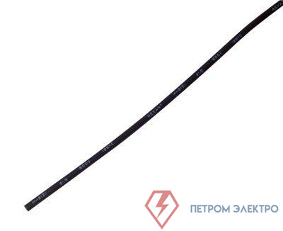 Трубка термоусадочная ТУТ нг 1.0/0.5 черн. 1м Rexant 20-1006