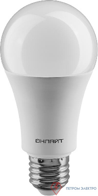 Лампа светодиодная 61 159 OLL-A60-20-230-6.5K-E27 20Вт грушевидная ОНЛАЙТ 61159 0